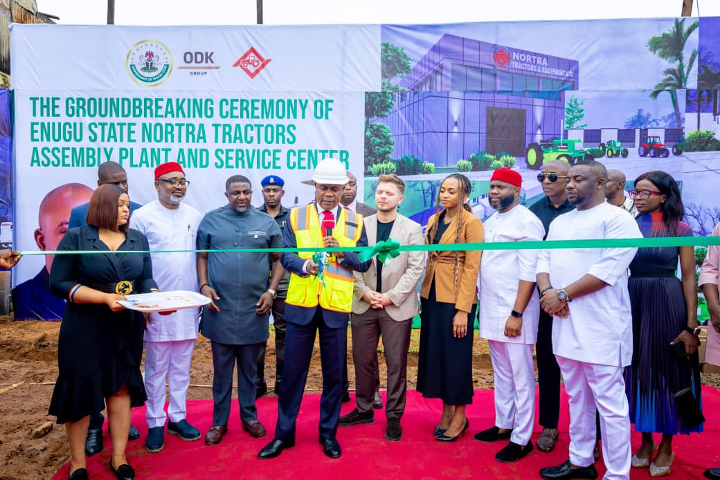 Enugu Governor Flags off Tractor Assembly Plant, Inaugurates Mega Door Factory